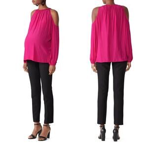 Ramy Brook Magenta Heather Maternity Top Size XS